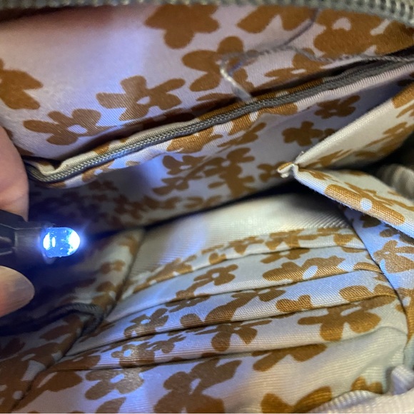 Travelon Grey Water Resistant Womens Crossbody Bag with Adjustable Strap EUC - Picture 11 of 13